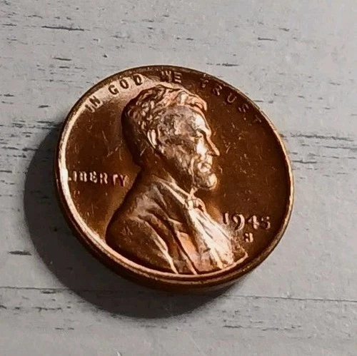 1945-S BU RB Lincoln Wheat Cent ~ Free Shipping! #3