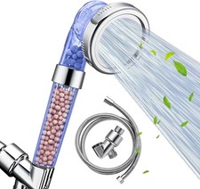 Filtered Shower Head with Handheld,3 Spray Modes High Pressure Water Saving Soft