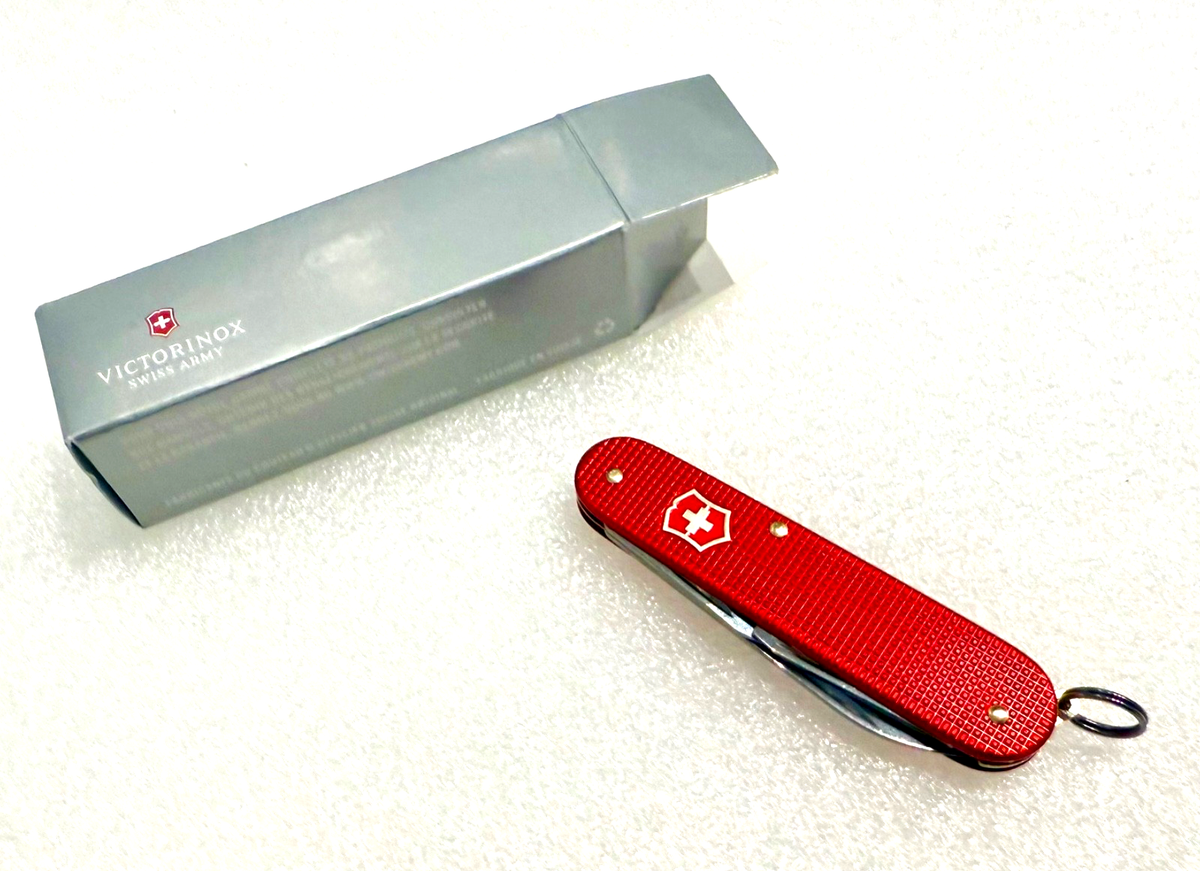 Victorinox® CADET RED ALOX Textured Grip Swiss Army Knife