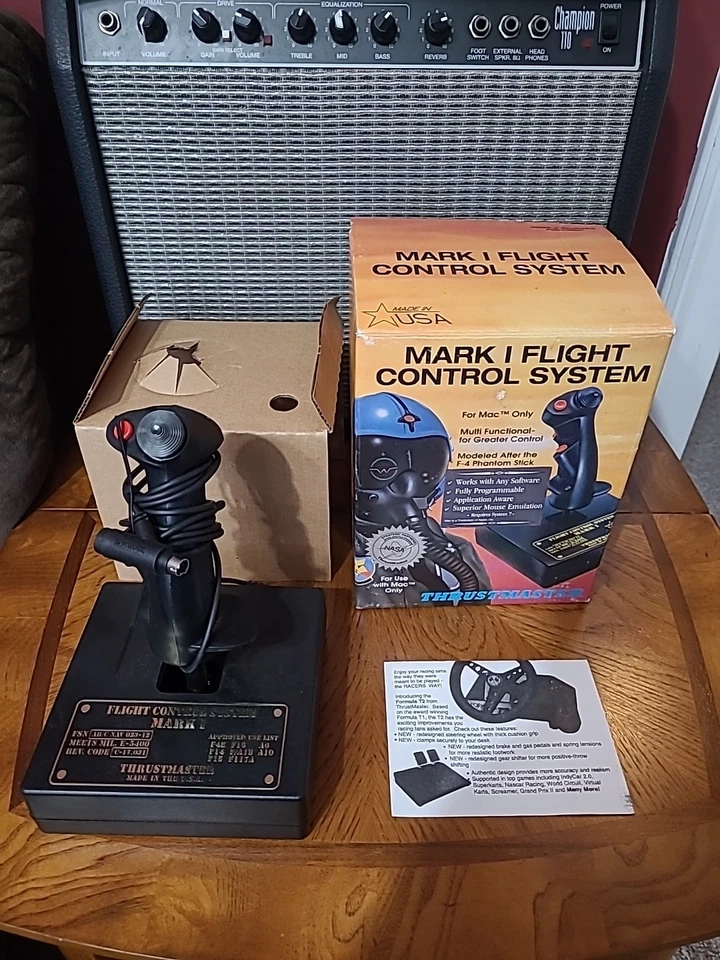 New In Box Vintage Thrustmaster Mark I Flight Control System - Image 2 of 4