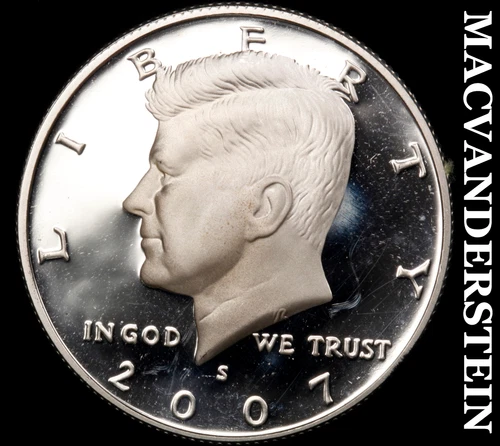 2007-S Kennedy Half Dollar- Silver Choice Gem Proof Luster No Reserve #i9866