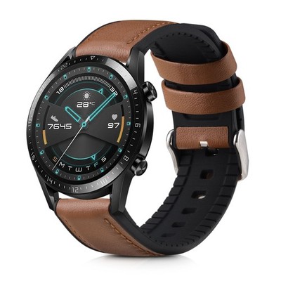 Leder Uhrenarmband für Huawei Huawei Watch GT GT2 GT3 46mm Armband