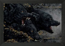 Fierce Framed Wall Art Poster Canvas Print Picture