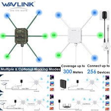 WAVLINK Long Range Outdoor WiFi Extender Router Mesh Repeater AX3000 IP67 w/POE