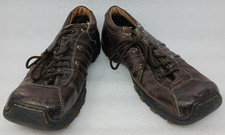 Dr Martens 8A99 Brown Leather Oxford Square Toe Comfort Casual Men Shoes Sz 8