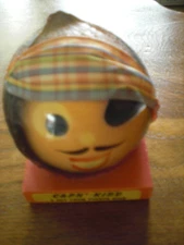 VINTAGE COCONUT BANK CAP'N KIDD TROPIC ART NOVELTY A Nut from Puerto Rico