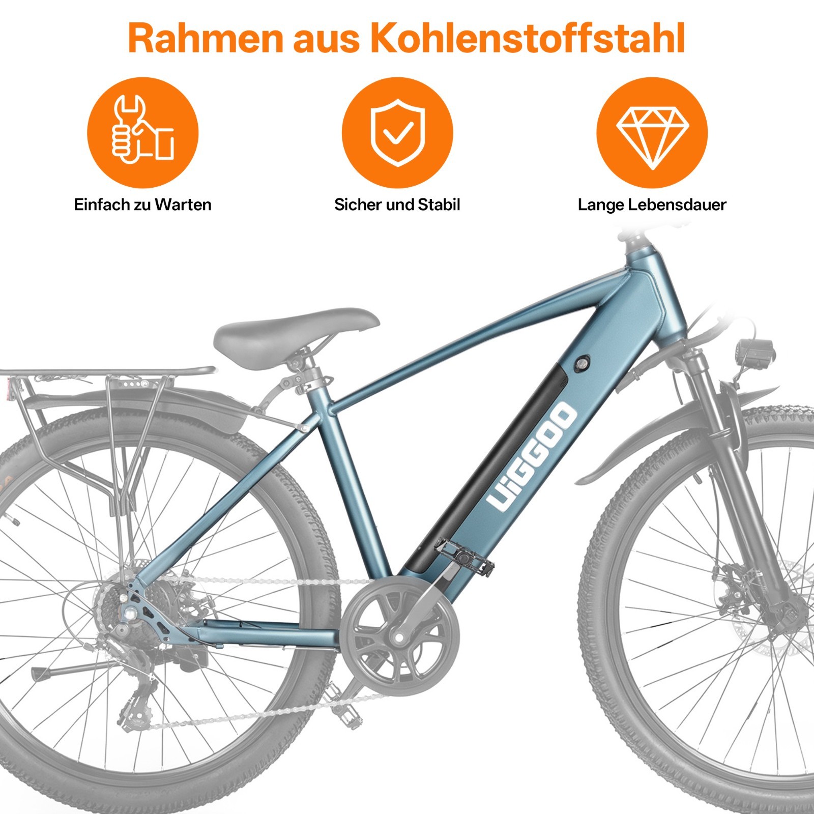 Bicicletta Elettrica Mountain Bike 26 Pollici 250W 25KM/H Bici Elettrica 7 Velocità Shimano Pedelec foto 6