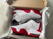Jordan Air Jordan Mid Top White/Red/Black Men...
