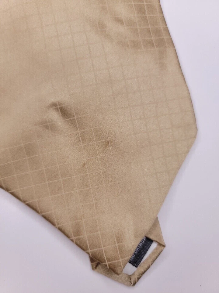 Corbata formal Zylos Gold George Machado para hombre 56"Lx4"W corbata de latón Foto 2 de 4