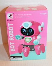 Pink Pioneer Toy Bot Robot with Music, Lights,  Movement Ages 3 NEW