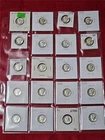 Dealer's Overstock Sheet of 20 UNC/BU 90% SILVER MERCURY DIMES 1942-1943 #T3754