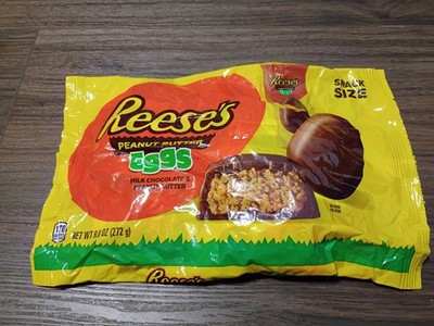 Reese's Milk Chocolate Peanut Butter Eggs Snack Size 9.6 Ounce Pack BB 10/2026