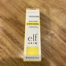 Elf Skin Suntouchable Whoa Glow SPF + Primer in SUNBEAM 0.34 Fl Oz DELUXE SAMPLE