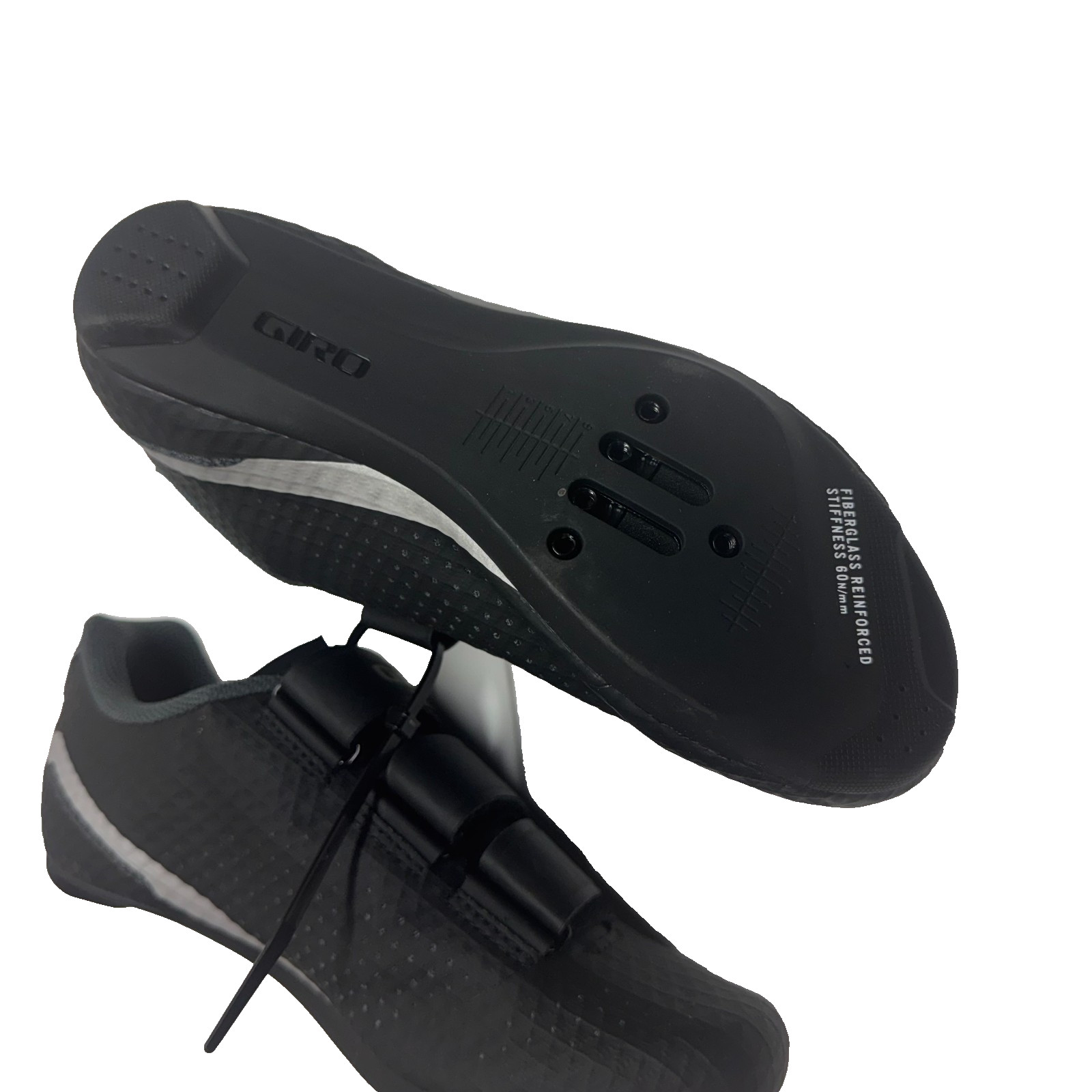 Giro Stylus Cycling Shoes Size EU 38 UK 5 Black Road Bike 3 Bolt image 4