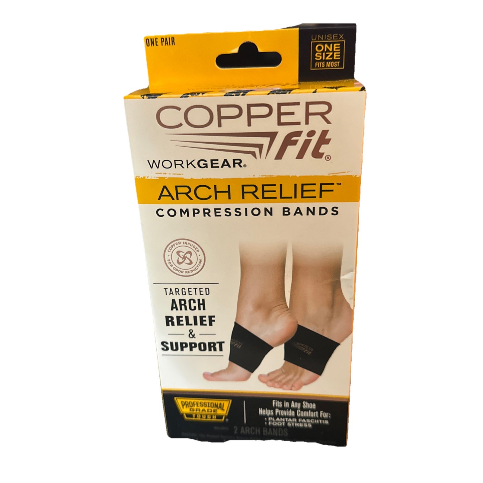 Copper Fit Arch Relief Compression Bands, Professional Grade
