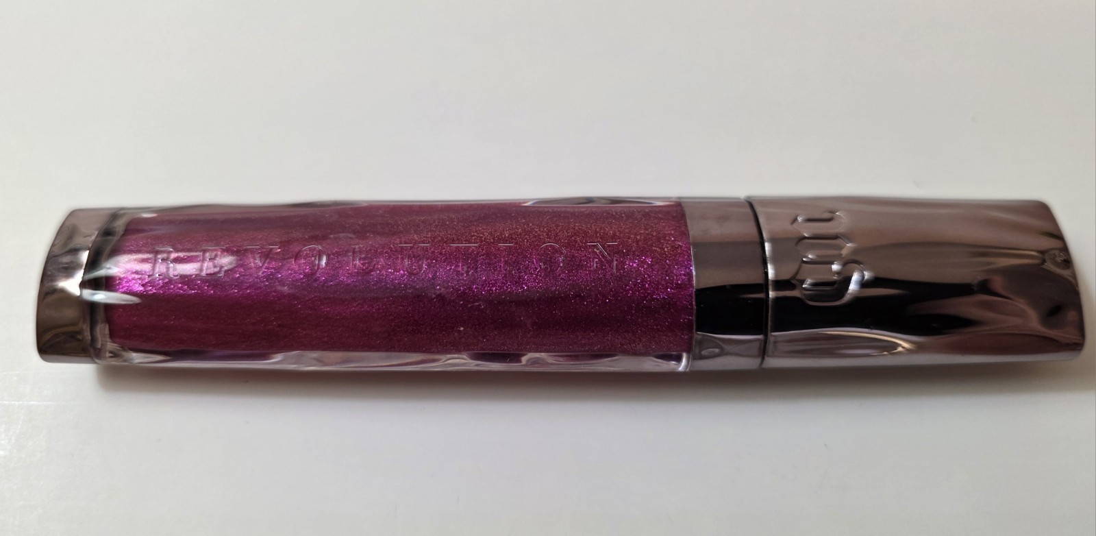 Urban Decay Revolution High Color BIG BANG  LIP GLOSS hot pink shimmer lip gloss