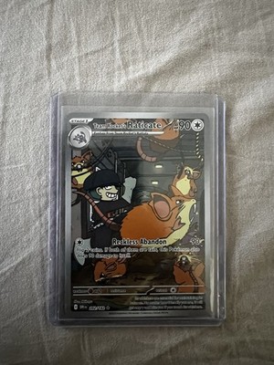 Team Rocket's Raticate 202/182 Sv10: Destined Rivals Holo