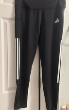 Adidas Women's Black Primegreen Aeroready Black Active Leggings Size Large