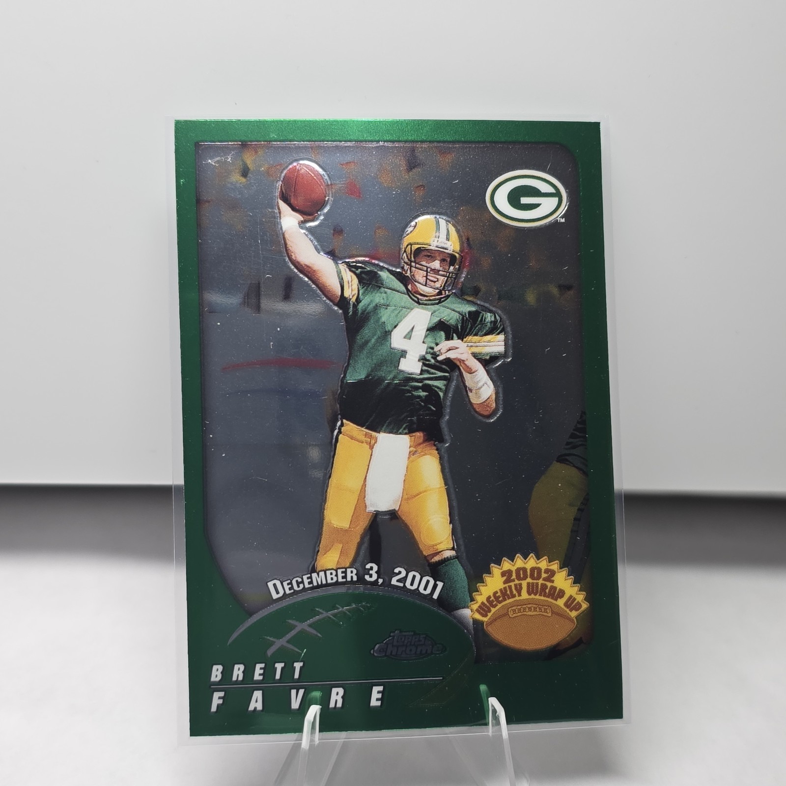 2002 Topps Chrome - 2002 Weekly Wrap Up Brett Favre #157