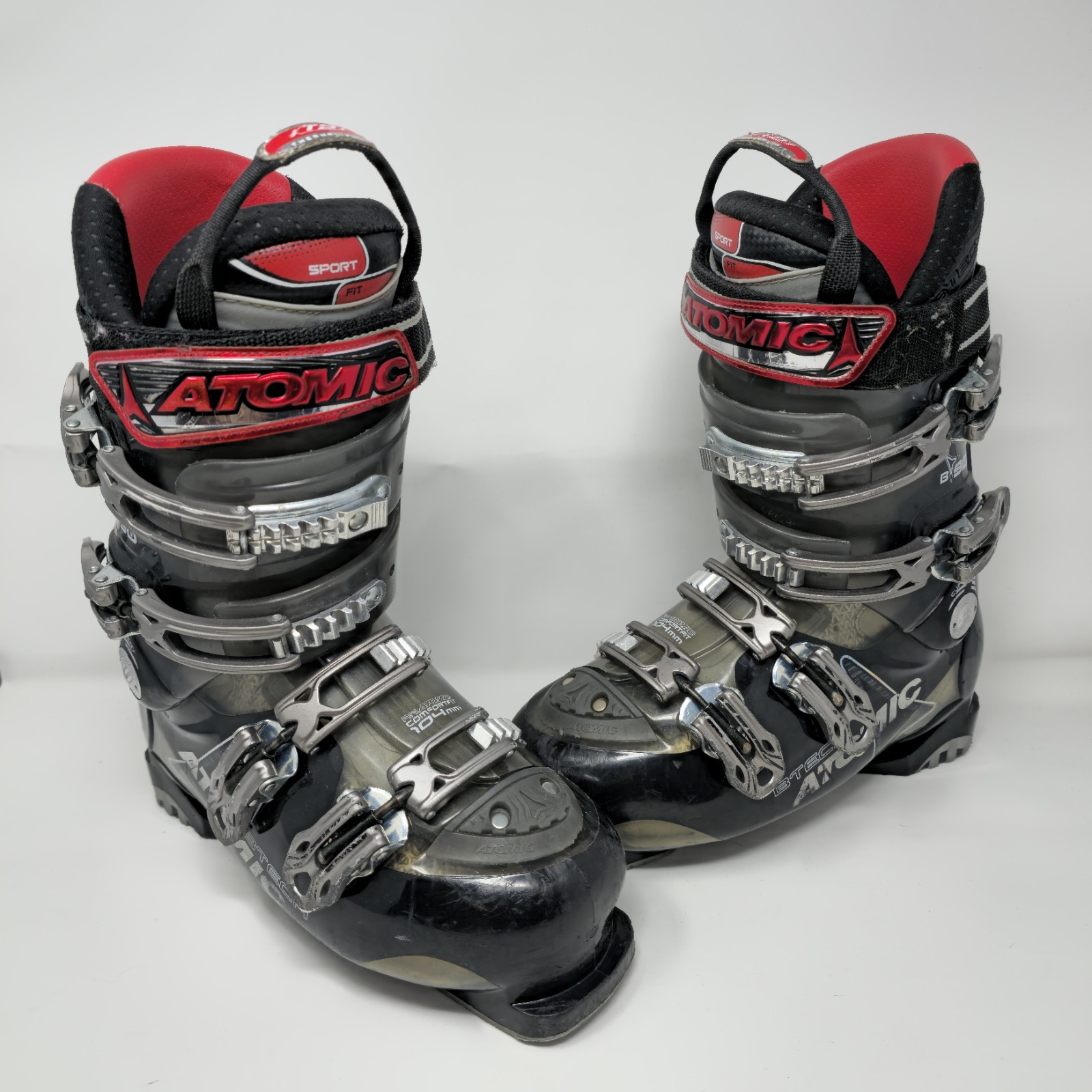 SALOMON Scarponi da sci Atomic B tech B90 neri e rossi taglia 25 5 26