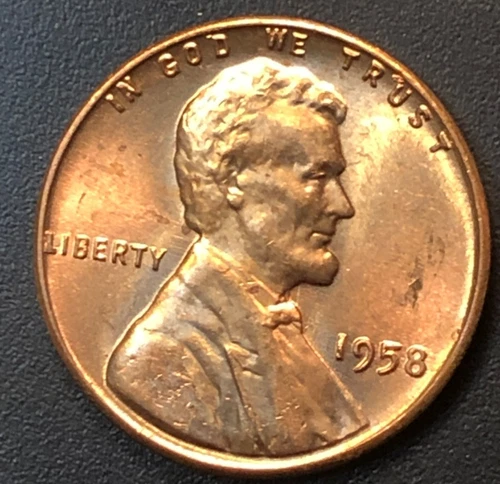 1958 Lincoln Wheat Cent BU *Actual Coin Original Luster Collector Penny  Upgrade