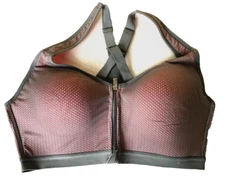 ACTIVE LIFE Gray and Pink or Coral Sports Bra, No Size, See Measurements