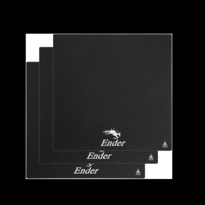 3pcs Creality Build Plate Square Heated Bed for Ender-3/Pro 3D Printer Flexible