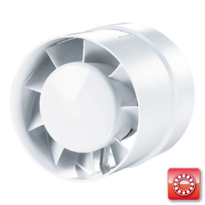 Rohrventilator Rohrlüfter Einschublüfter verengt VENTS VKOL TURBO Ø100mm 24414