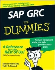 SAP GRC for Dummies Paperback Denise Vu, Roland, Holly A. Broady