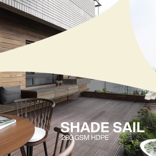 Waterproof Shade Sail Patio Awning Outdoor Garden Pool Sun Canopy Shelter Cover - Picture 255 of 606