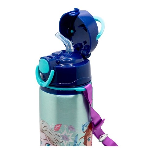 Botella De Aluminio 600Ml Con Pajita Y Nombre Para Niños Termica - Imagen 35 de 55