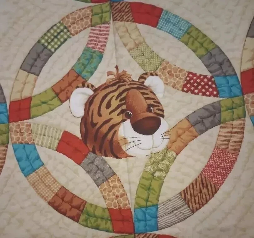 Bazooples Selva Bebés Divertida Tela Pieza 44 por 12.5 Pulgadas Animal Elefante Foto 3 de 3