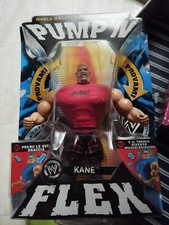 WWE WRESTLING PUMP'N KANE FLEX ACTION FIGURE RARO NUOVO