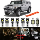 14Pcs Bright White Interior LED Light Bulbs Package Kit For Hummer H2 2003-2009
