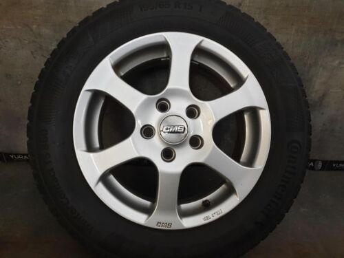 VW Caddy 2K 2KN Maxi Jetta 1KM Alufelgen Winterreifen 195/65 R 15 Continental - Bild 2 von 12