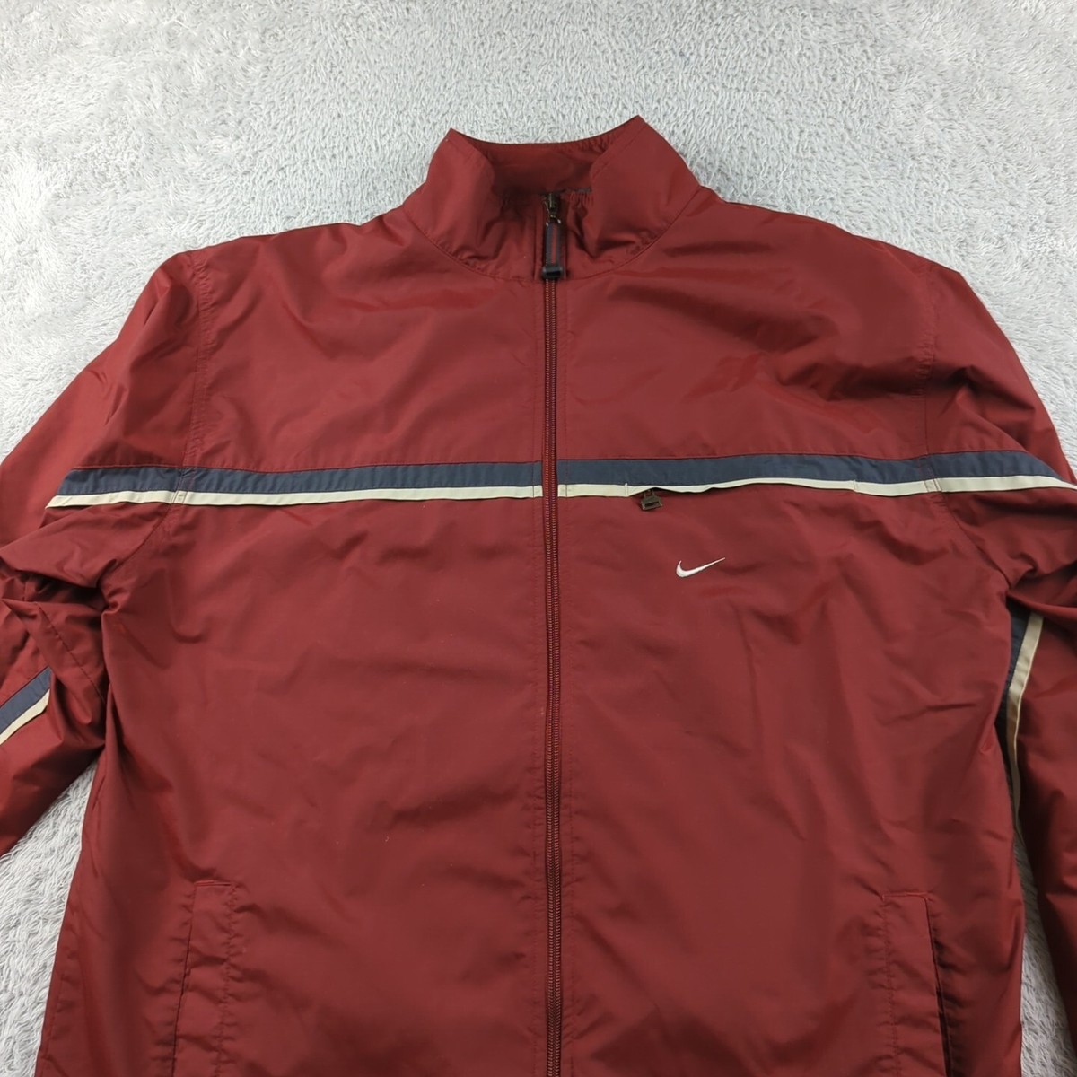 90s NIKE アノラックジャンパー　XL レッド　バックプリント 90s NIKE ACG Logo Nylon Anorak Parka 赤黒 XL ナイキ
