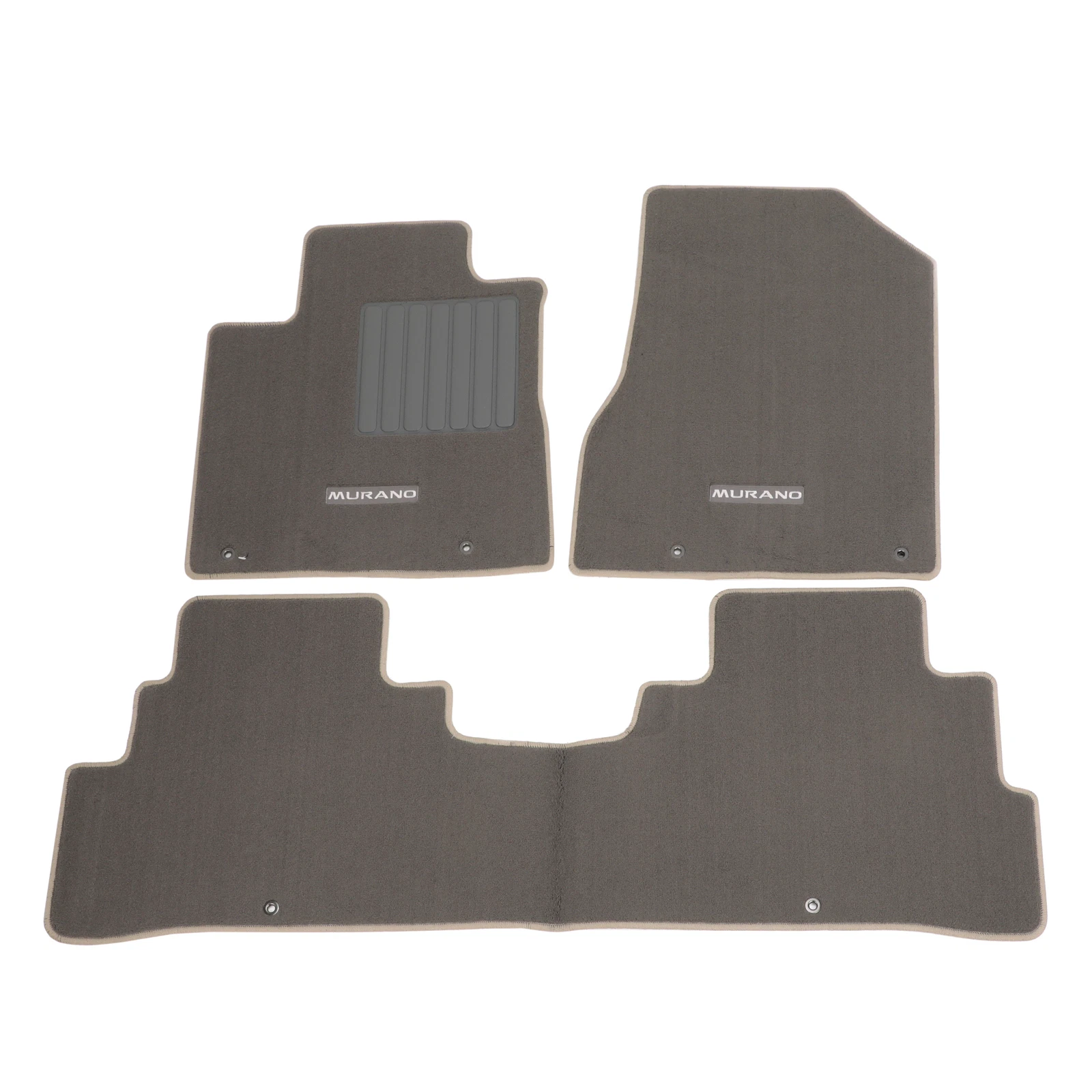 OEM 2015-2018 Nissan Murano 3 Piece Chocolate Carpet Floor Mats NEW 999E2-C3002