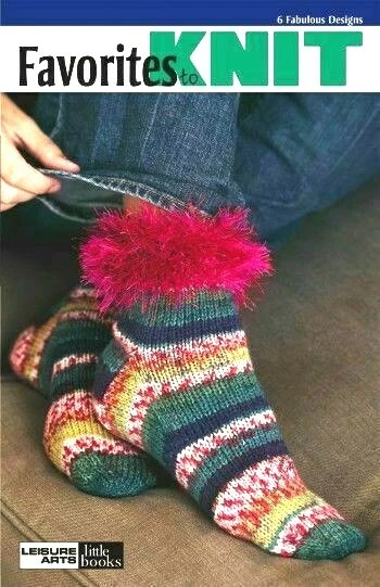 Knitting Leisure Arts Favorites To Knit 75131 Little Books 6 Fashion Designs - Image 2 of 4