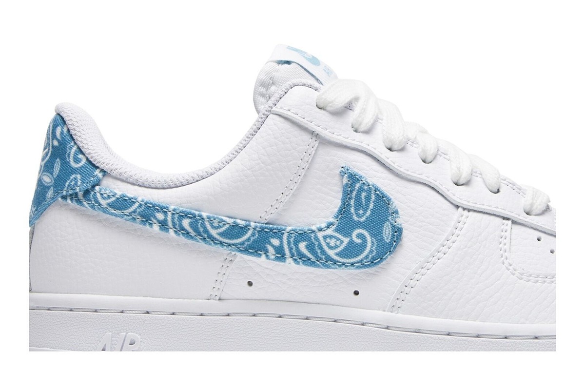 ★ナイキ★ Air Force 1 '07 Essential Paisley DH4406-100 ★ Nike Wmns Air Force 1 '07 Essentials 'Blue Paisley' DH4406
