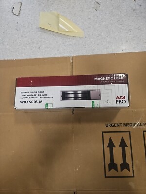 ADI PRO 500KG Single Door Dual Voltage 12/24VDC Surface Magnetic Lock - WBX500S-M