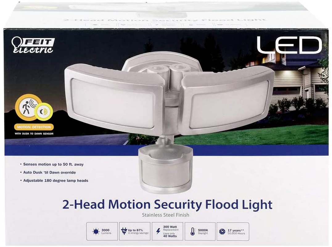 Feit Electric 73719 Motion Activated Dual Head LED Security Outdoor