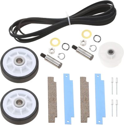 DG303 Maytag Dryer Rollers Shafts Belt Pulley Slides Kit