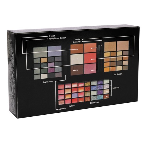 74 Colors Makeup Palette Eyeshadow Lip Gloss Blush Concealer Highlight Set Kit - Picture 5 of 8