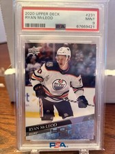 2020 Upper Deck #231 Ryan Mcleod Young Gun PSA 9