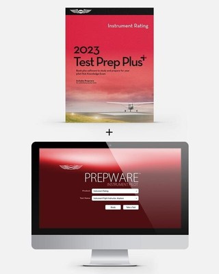 2023 Instrument Rating Test Prep Plus Includes Book, Prepware Download and More
