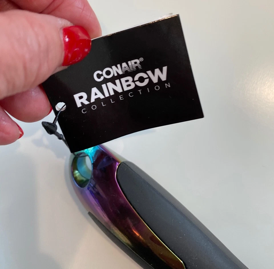 Conair Rainbow 系列大号圆形刷子全新带标签 — 第 3/4 张图片