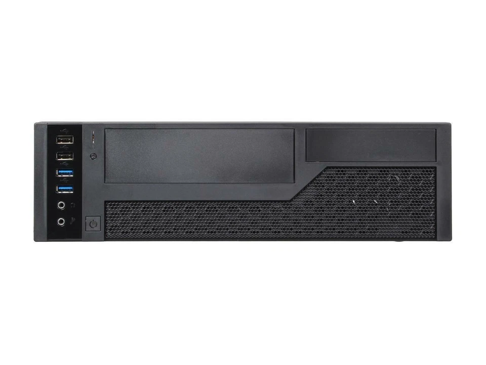 IN WIN CE685.FH300TB3 Black Micro ATX Mini Tower Computer Case comes with a 300W - Image 2 of 4