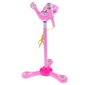 toy microphone with stand