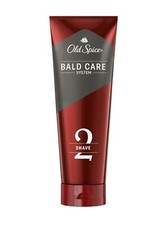 Old Spice Step 2 Bald Care System Lather-Less Shave Cream With Vitamin E 10.9 Oz