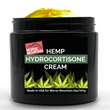 HYDROCORTISONE HEMPSEED CREAM 5OZ. FOR DRY, IRRITATED SKIN, ITCH, BUG BITES, IVY